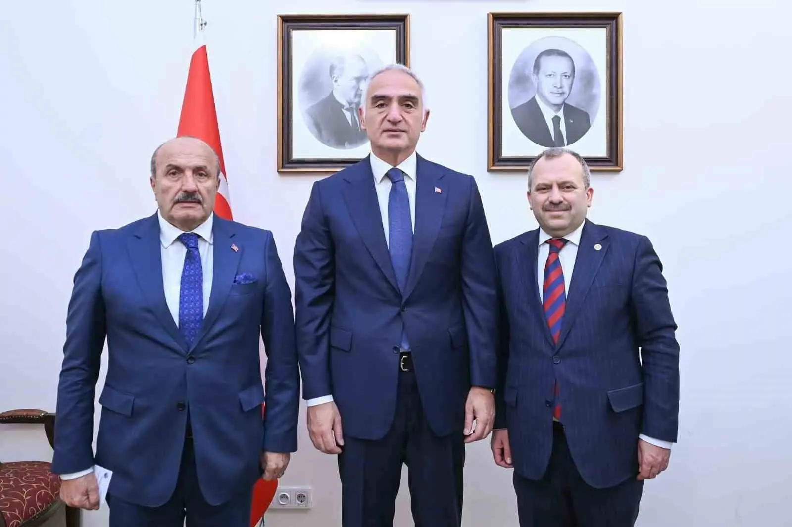 Taşköprü Belediye Başkanı Hüseyin Arslan, Kültür ve Turizm Bakanı Mehmet