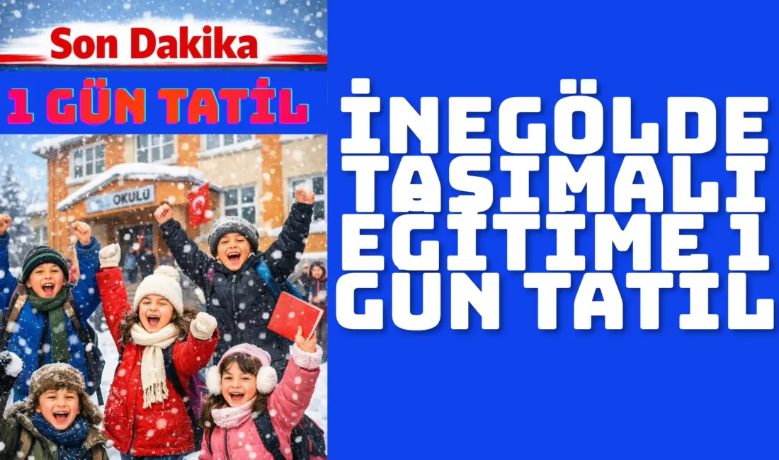 İnegöl Kaymakamı Eren Arslan, kar yağısı ve yüksek  kesimlerdeki ulaşım