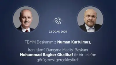 TBMM Başkanı Numan Kurtulmuş, İran İslami Danışma Meclisi Başkanı Mohammad