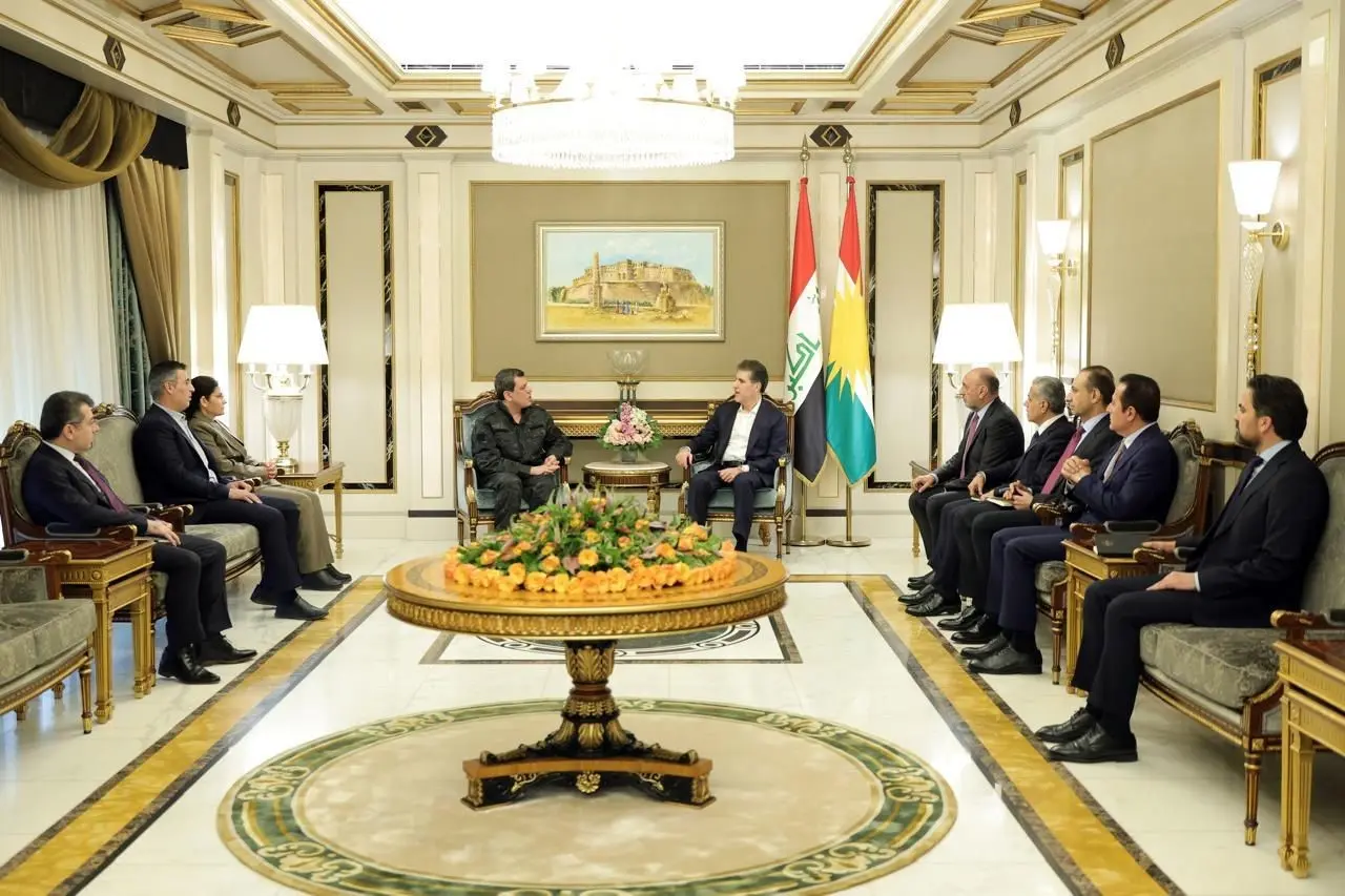 Terör örgütü PKK/YPG’nin Suriye uzantısı SDG elebaşı Mazlum Abdi, Irak