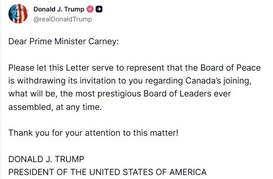 ABD Başkanı Donald Trump, Kanada Başbakanı Mark Carney’e yaptığı Gazze