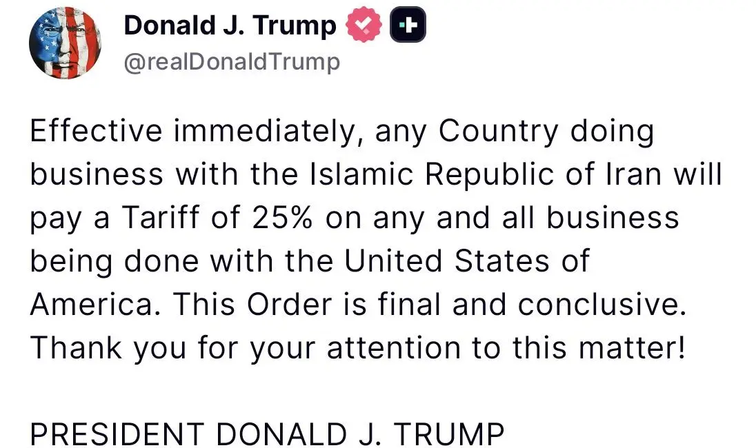 ABD Başkanı Donald Trump, İran ile iş yapan ülkelerin ABD