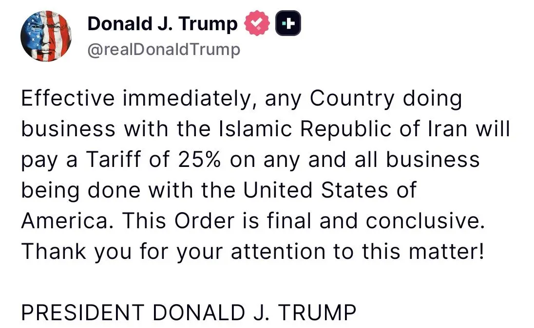 ABD Başkanı Donald Trump, İran ile iş yapan ülkelerin ABD