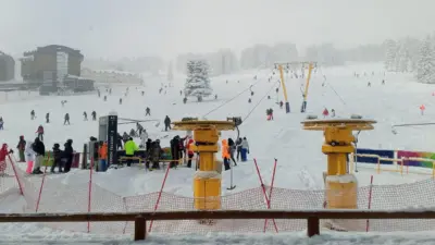 Türkiye’nin en köklü kış turizm merkezi Uludağ, 2026 yılına coşkulu