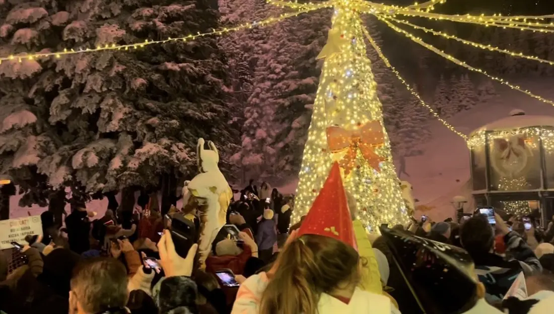 Bursa’nın gözde kış turizm merkezlerinden Uludağ’da yılbaşı coşkusu zirve yaptı.