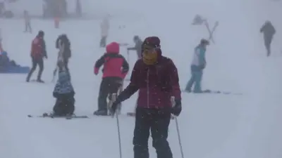 Türkiye’nin önemli kış turizmi merkezlerinden Uludağ’da sömestr tatilinin son günlerinde