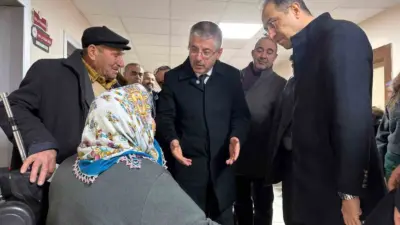 AK Parti Kayseri Milletvekili Şaban Çopuroğlu; saha çalışmaları çerçevesinde İncesu