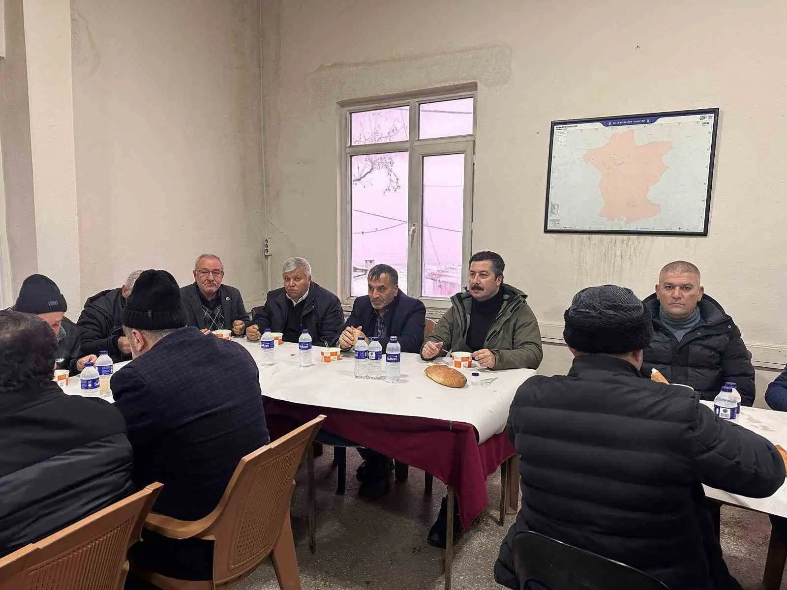 Osmanlı’nın ilk başşehri Yenişehir’de belediye başkanı hergün değişik köyde sabah