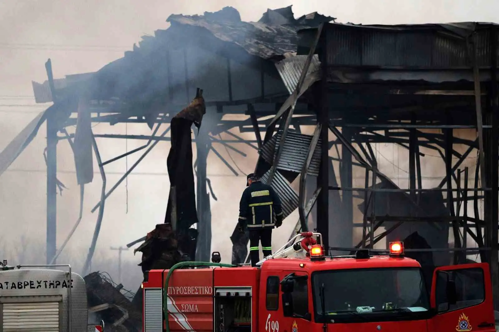 Yunanistan’ın Tesalya bölgesine bağlı Trikala şehrinde bir bisküvi fabrikasında meydana
