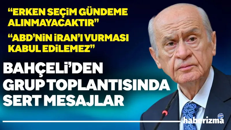 MHP Genel Başkanı Devlet Bahçeli, partisinin grup toplantısında yaptığı konuşmada