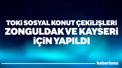 Toplu Konut İdaresi Başkanlığı (TOKİ) tarafından gerçekleştirilen sosyal konut çekilişleri