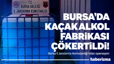 Bursa İl Jandarma Komutanlığınca, kaçak ve sahte alkol üretimi ile