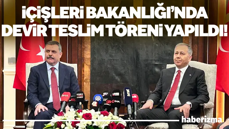 İçişleri Bakanlığı görevine atanan Erzurum Valisi Mustafa Çiftçi, gerçekleştirilen devir