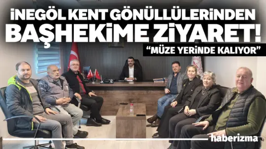 İnegöl Kent Gönüllüleri Derneği Başkanı Bahadır Bayraktar ve Yönetim Kurulu