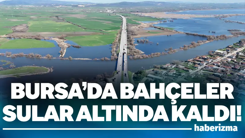 Bursa’nın Karacabey ilçesine bağlı Uluabat Mahallesi ve çevresinde, karların erimesi