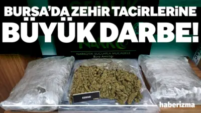 Bursa İl Emniyet Müdürlüğü ekiplerince düzenlenen operasyonda 3 kilo 700