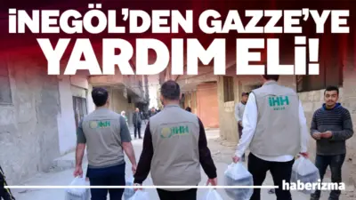 İHH İnsani Yardım Vakfı İnegöl Şube Başkanı Turgay Demir, Gazze’de