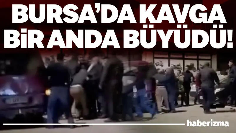 Bursa’nın Osmangazi ilçesinde iki aile arasında çıkan tartışma kısa sürede
