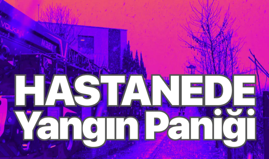 Bursa’da özel bir hastanenin yemekhane bölümünde çıkan yangın kısa süreli