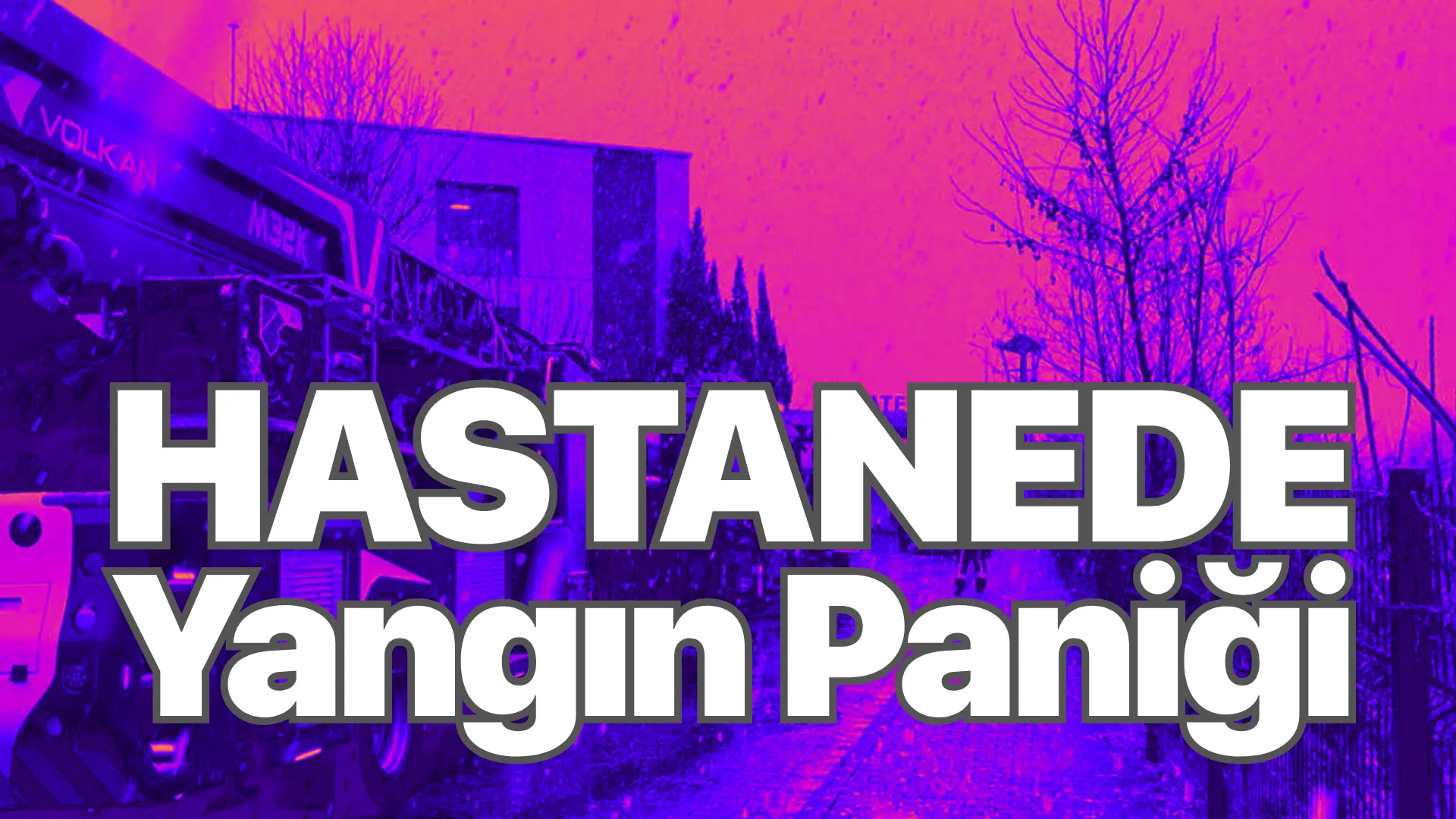 Bursa’da özel bir hastanenin yemekhane bölümünde çıkan yangın kısa süreli