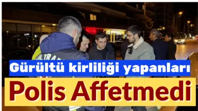 Bursa’nın en lüks semtinde araçlarla müzik yayını, abart egzoz ve