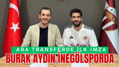 Sultan Su İnegölspor sra transferlerin son günlerinde ilk imzayı attırdı.Merkür