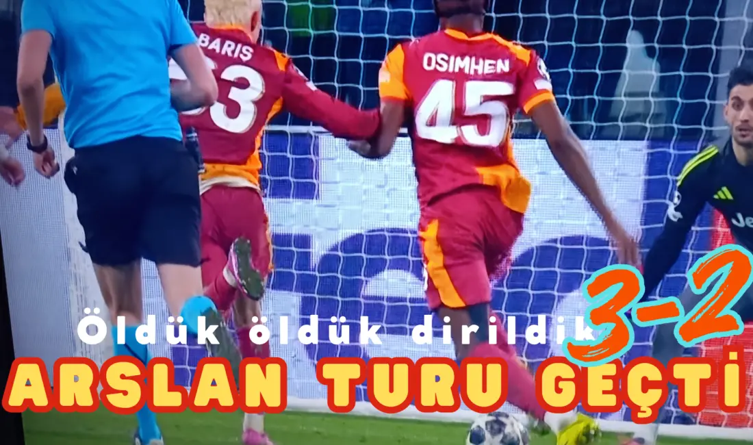 Galatasaray, UEFA Şampiyonlar Ligi play-off eleme rövanş maçında deplasmanda İtalyan