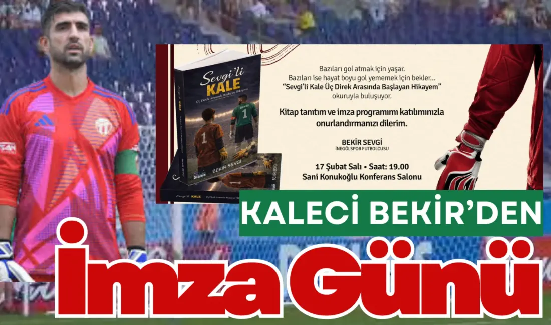 İnegölspor’un başarılı kalecisi Bekir Sevgi, futbol hayatını ve kişisel yolculuğunu