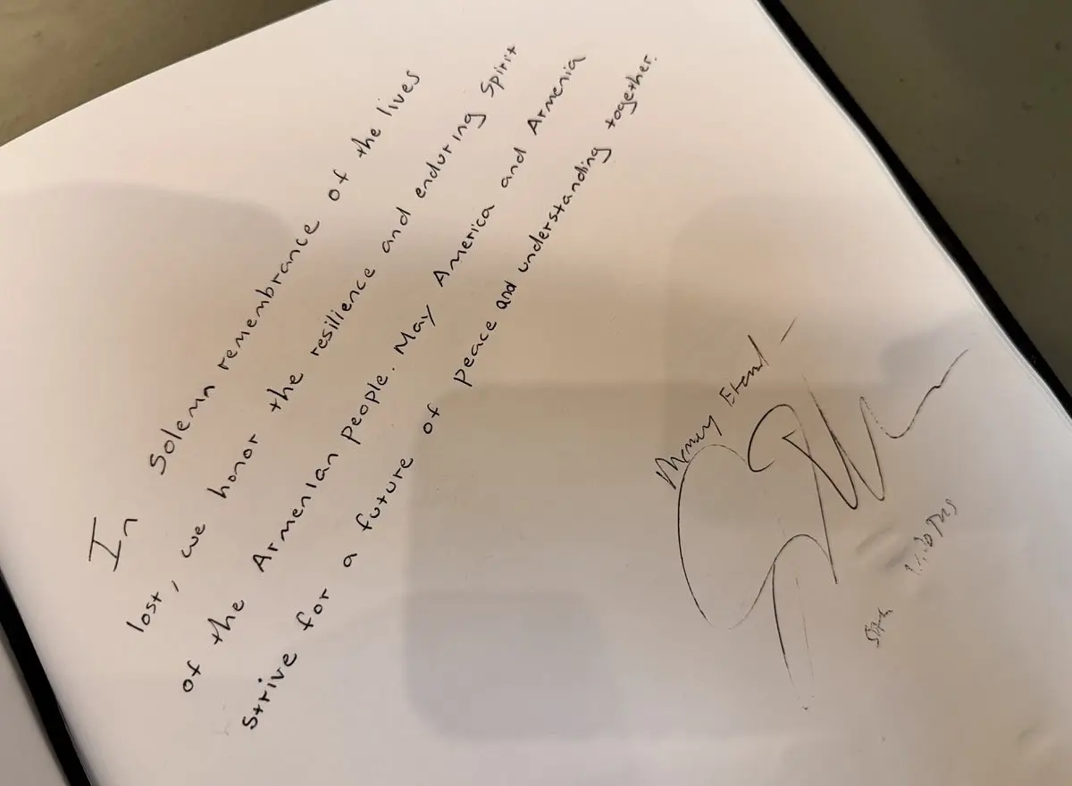 ABD Başkan Yardımcısı James David Vance, Ermenistan ziyareti sırasında yaptığı,