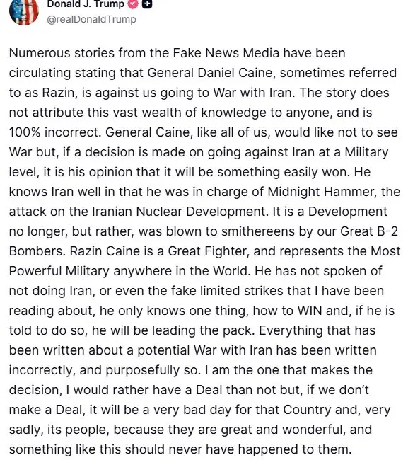 ABD Başkanı Donald Trump, İran ile muhtemel savaş senaryolarını ele