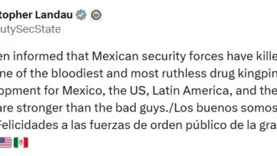 ABD Dışişleri Bakanı Yardımcısı Christopher Landau, Meksika’daki Jalisco Yeni Nesil