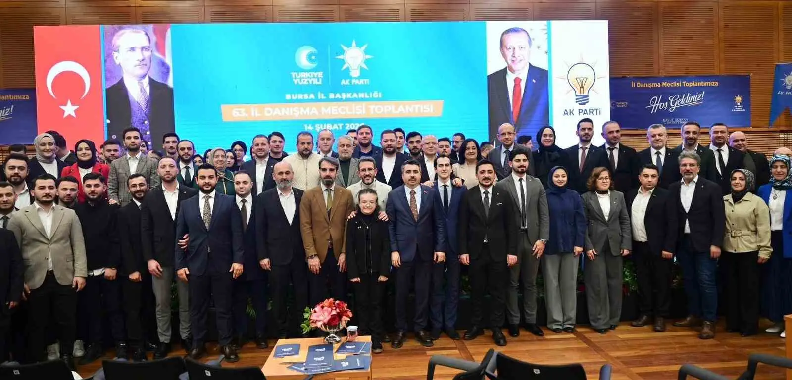 AK Parti Bursa İl Başkanlığı tarafından düzenlenen 63. İl Danışma