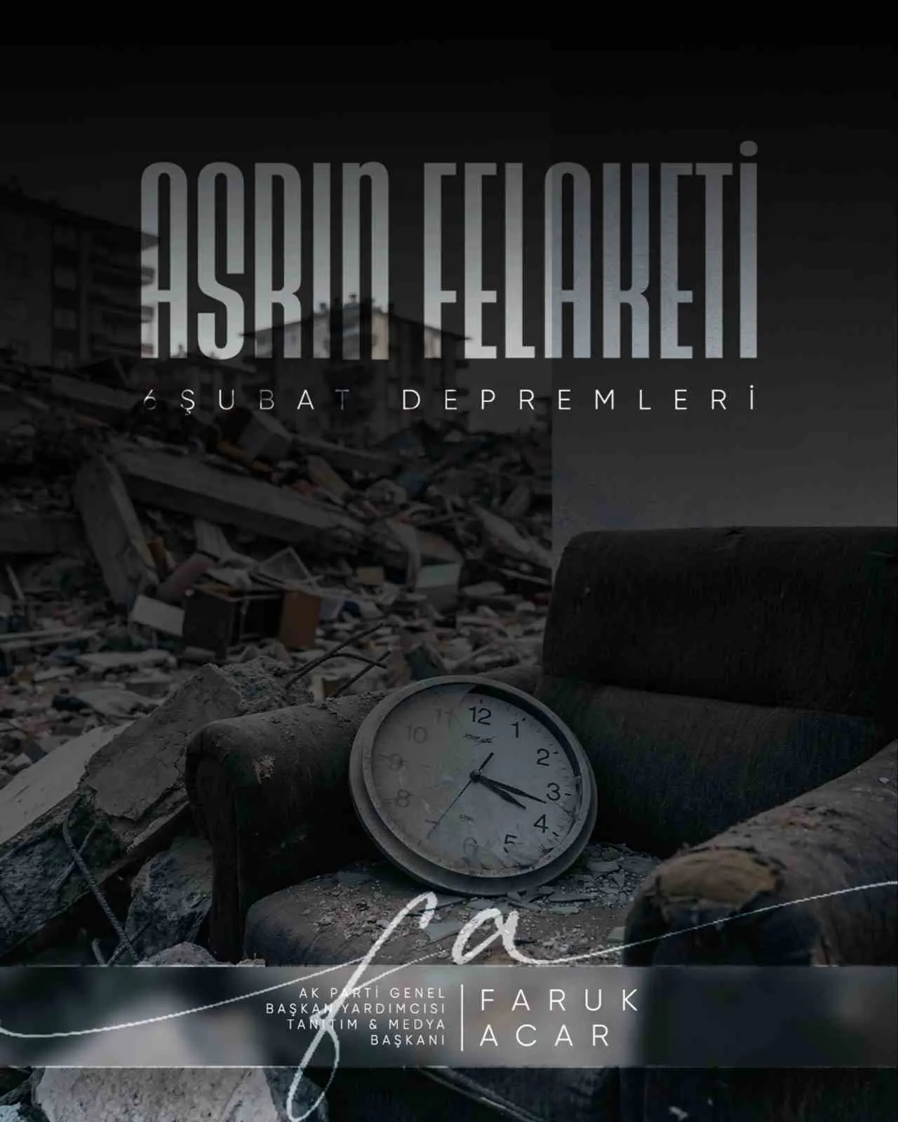 AK Parti Genel Başkan Yardımcısı, Tanıtım ve Medya Başkanı Faruk