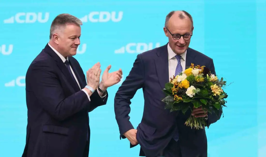 Almanya Başbakanı Friedrich Merz, Stuttgart kentinde gerçekleştirilen Hristiyan Demokrat Birlik