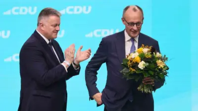 Almanya Başbakanı Friedrich Merz, Stuttgart kentinde gerçekleştirilen Hristiyan Demokrat Birlik