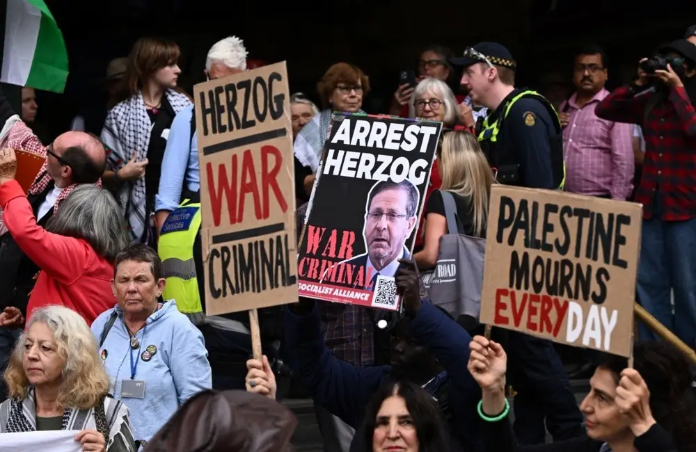 Avustralya’nın Sydney kentinde polis, İsrail Cumhurbaşkanı Isaac Herzog’un ziyaretine karşı