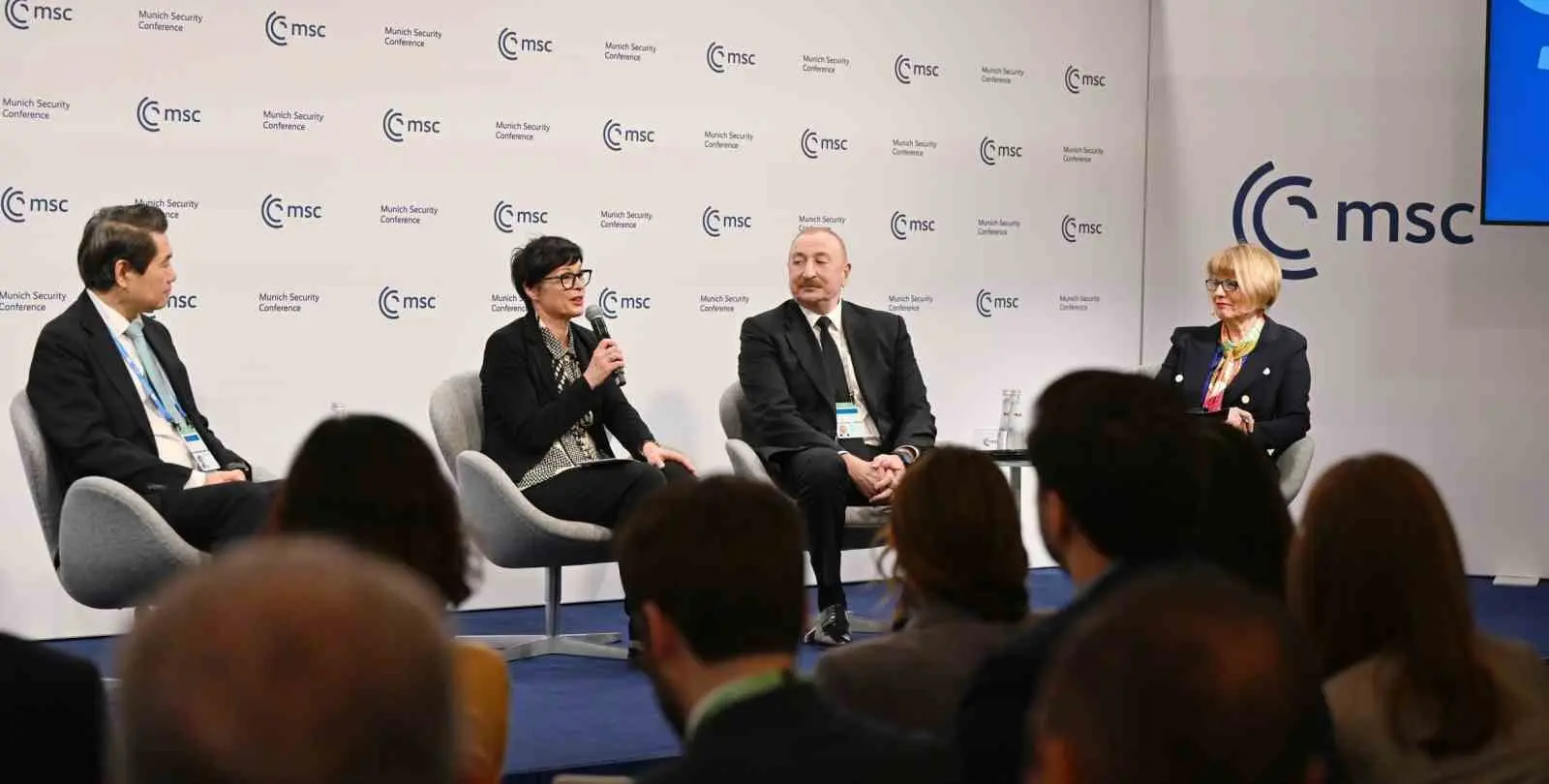 Azerbaycan Cumhurbaşkanı İlham Aliyev, Almanya’da düzenlenen Münih Güvenlik Konferansı kapsamında