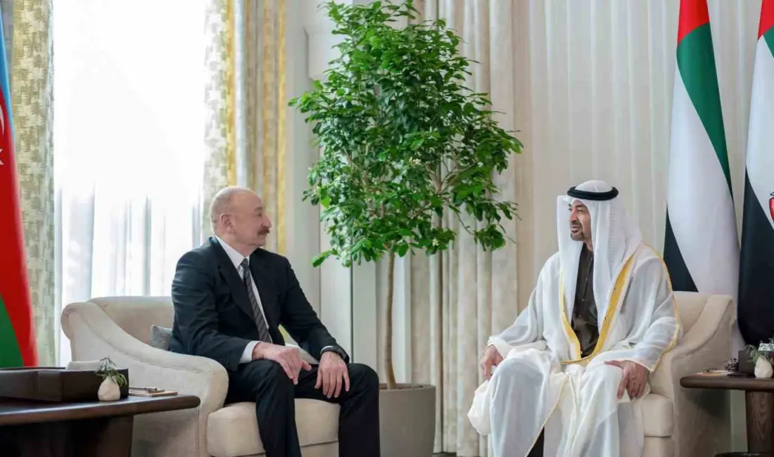 Azerbaycan Cumhurbaşkanı İlham Aliyev, Birleşik Arap Emirlikler (BAE) Devlet Başkanı