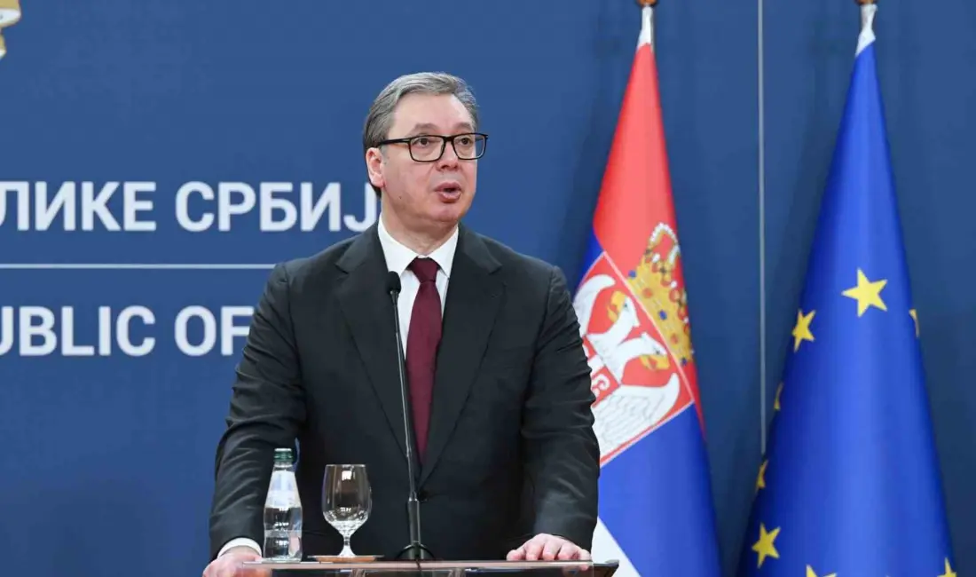 Azerbaycan Cumhurbaşkanı İlham Aliyev, resmi ziyarette bulunduğu Sırbistan’da Cumhurbaşkanı Aleksandar