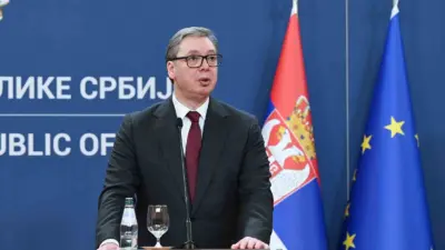 Azerbaycan Cumhurbaşkanı İlham Aliyev, resmi ziyarette bulunduğu Sırbistan’da Cumhurbaşkanı Aleksandar