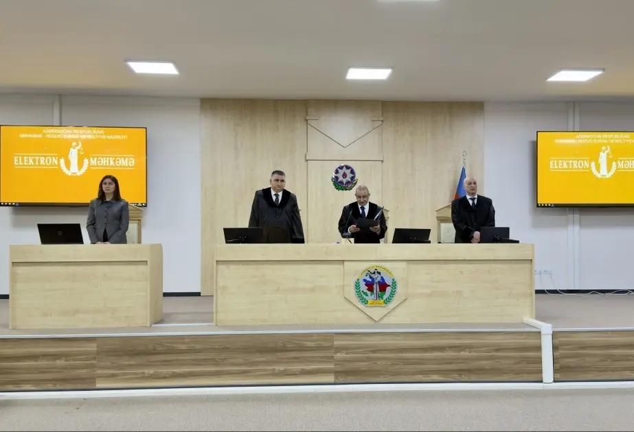 Azerbaycan’da Bakü Askeri Mahkemesi’nde görülen Karabağ’daki eski sözde Ermeni yönetiminin