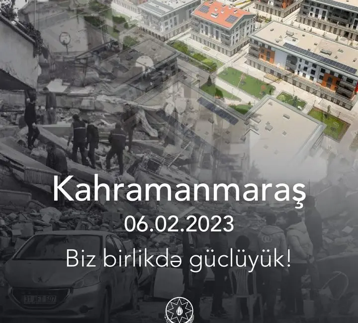 Azerbaycan Dışişleri Bakanlığı, 6 Şubat depremlerinin 3. yıl dönümü dolayısıyla