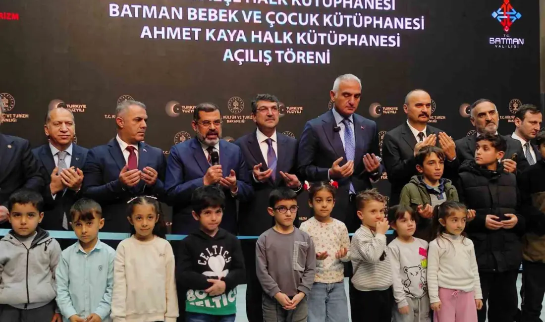 Kültür ve Turizm Bakanı Mehmet Nuri Ersoy, Batman’ın Sason ilçesinde