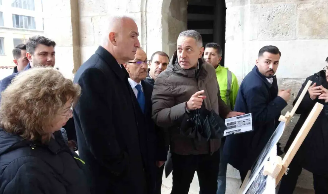 Kültür ve Turizm Bakanı Mehmet Nuri Ersoy, Malatya’da onarımı devam