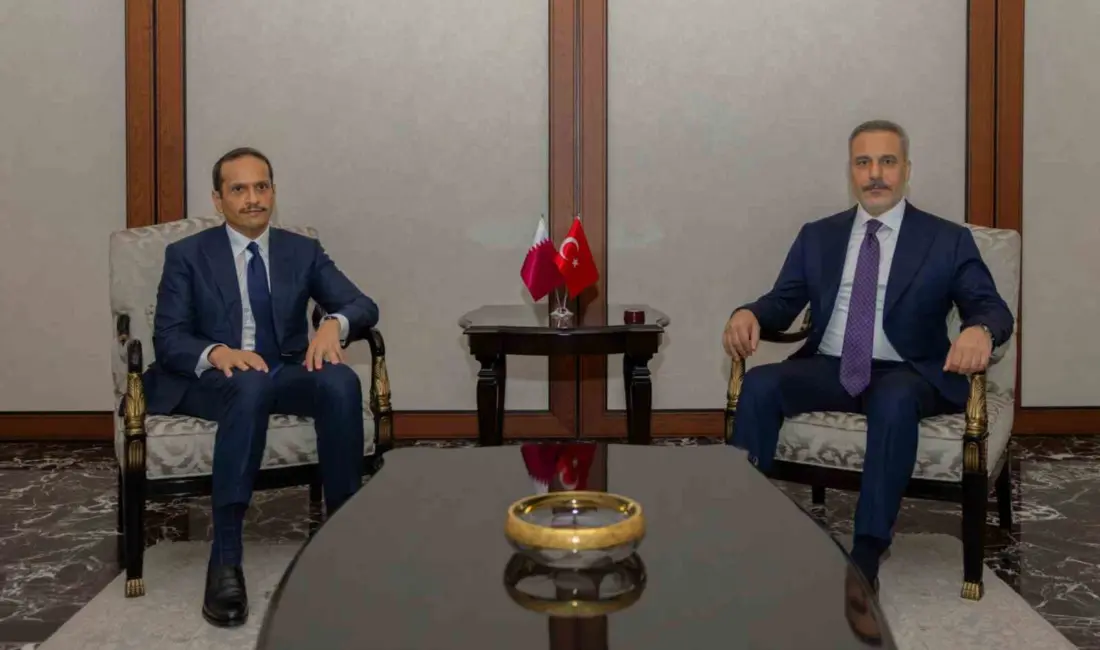 Dışişleri Bakanı Hakan Fidan, Katar Başbakanı ve Dışişleri Bakanı Şeyh