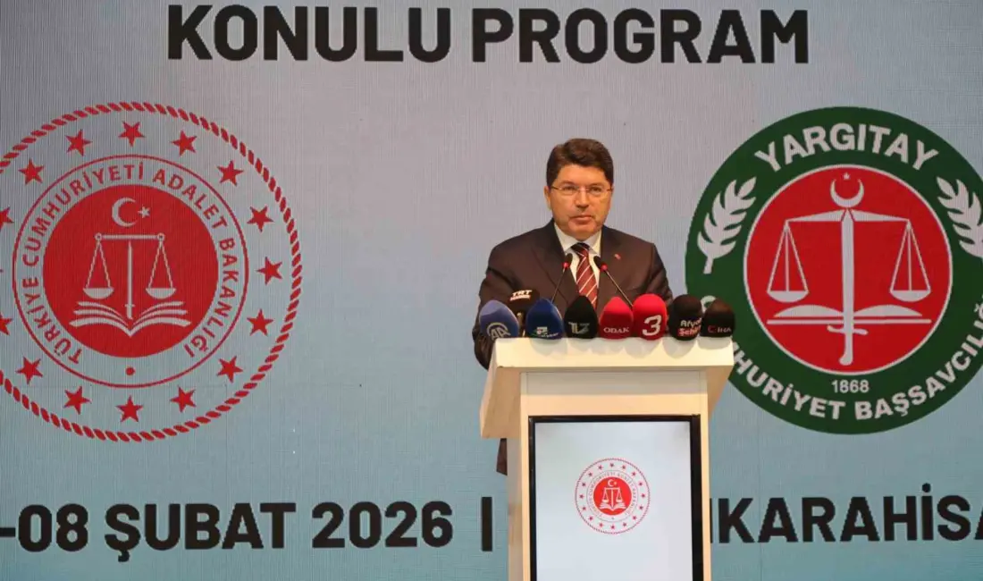 Adalet Bakanı Yılmaz Tunç, 2025 yılında Türkiye’de yargıya intikal eden