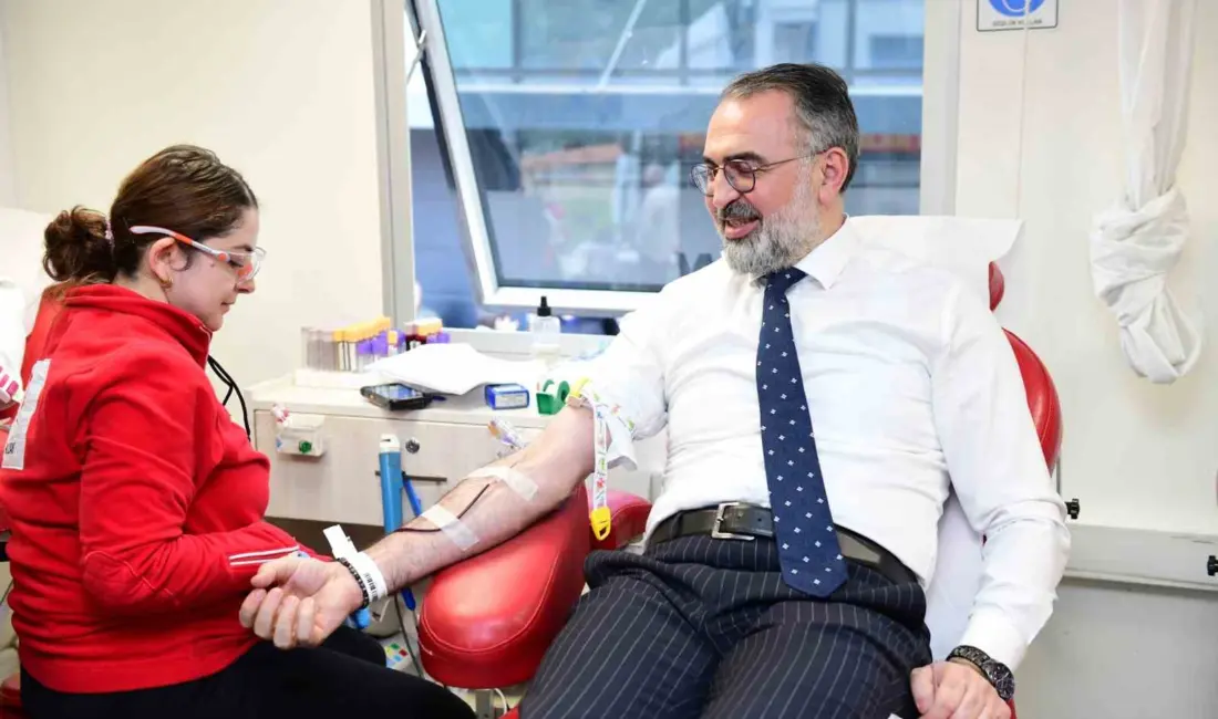 Kestel Belediye Başkanı Ferhat Erol, Ramazan ayı öncesinde kan bağışının