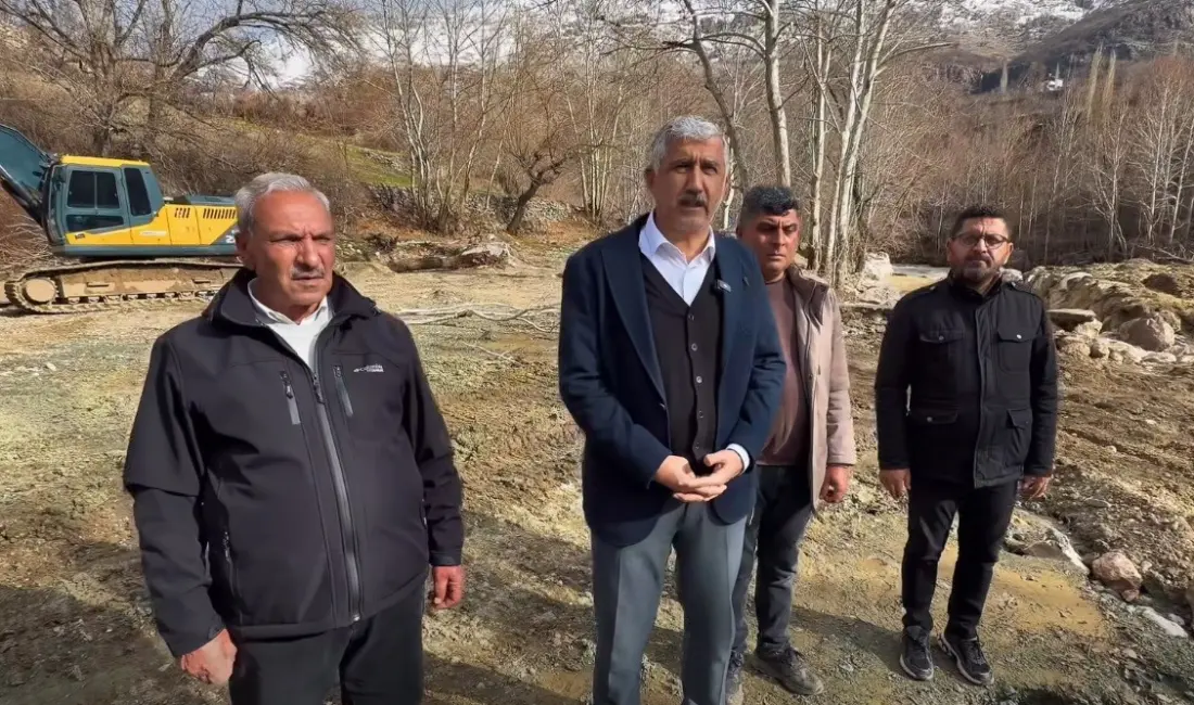 Adıyaman Kâhta Belediye Başkanı Mehmet Can Hallaç, ilçenin içme suyu