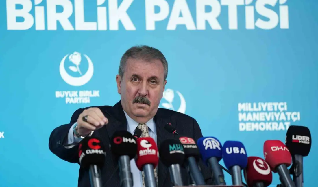 CHP’nin düzenlediği ‘Toplumsal Barış ve Demokrasi Konferansı’nı eleştiren Büyük Birlik