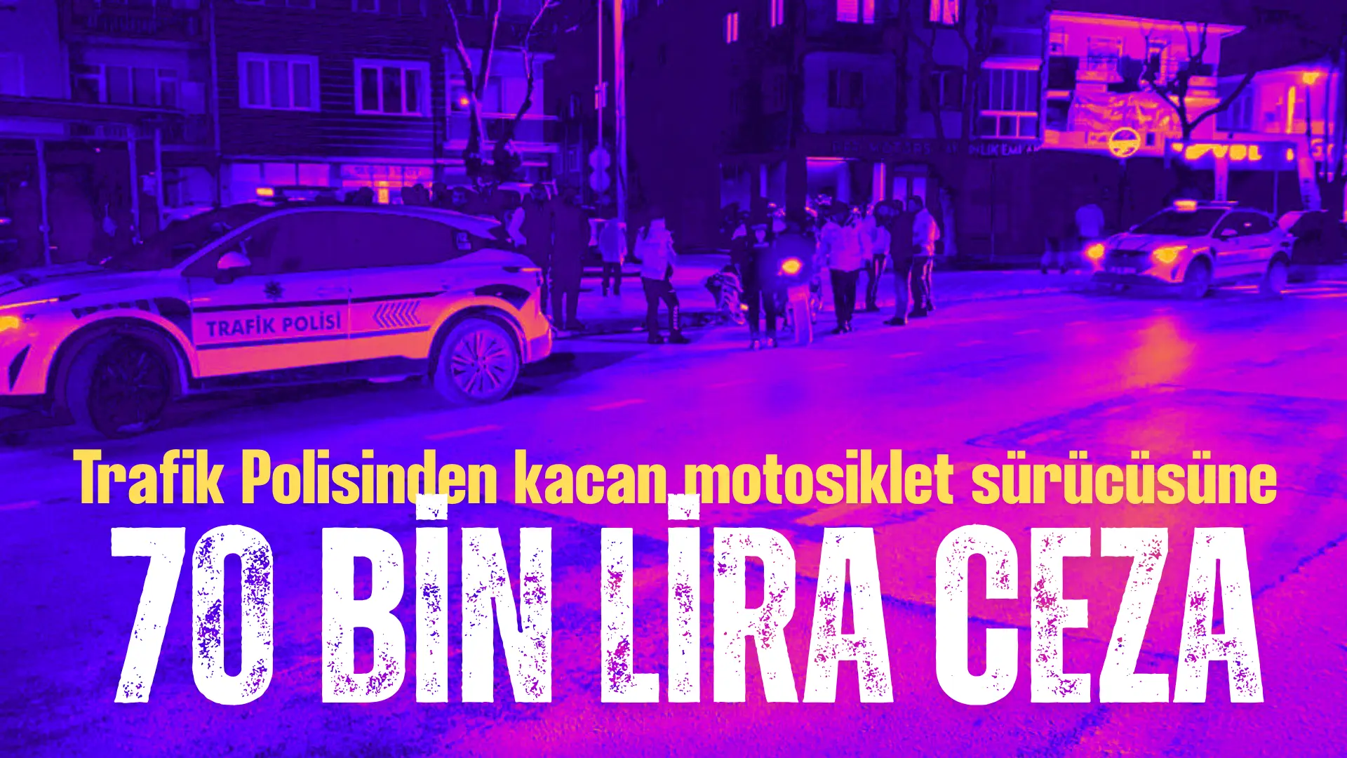 Bursa’nın İnegöl ilçesinde polisin dur ihtarına uymayan sürücü kovalamaca sonucu